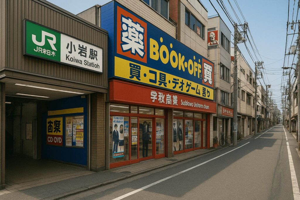 JR Koiwa Station area in Edogawa Ward, Tokyo