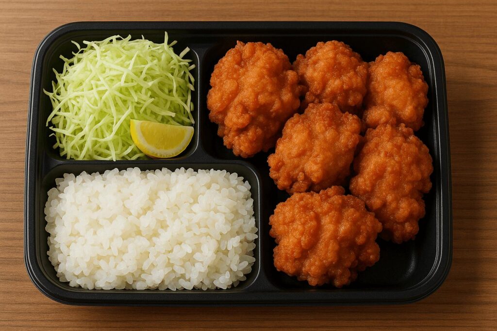 Karaage chicken meal set for under ¥1,000 in Tokyo