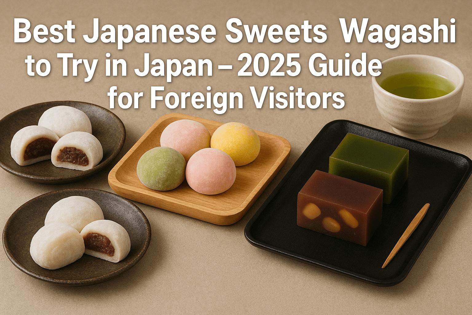 Best Japanese sweets (wagashi) to try in Japan, including daifuku mochi and yokan, with green tea – 2025 guide for foreign visitors
