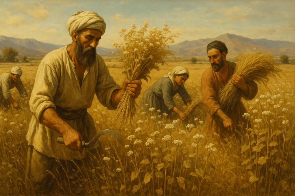 Ancient buckwheat farming in Central Asia