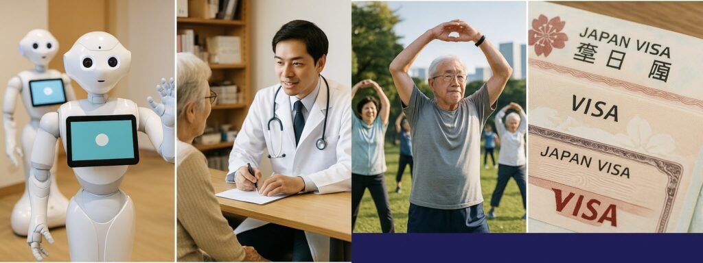 Japan’s strategies for tackling aging: robots, local clinics, and elderly health programs