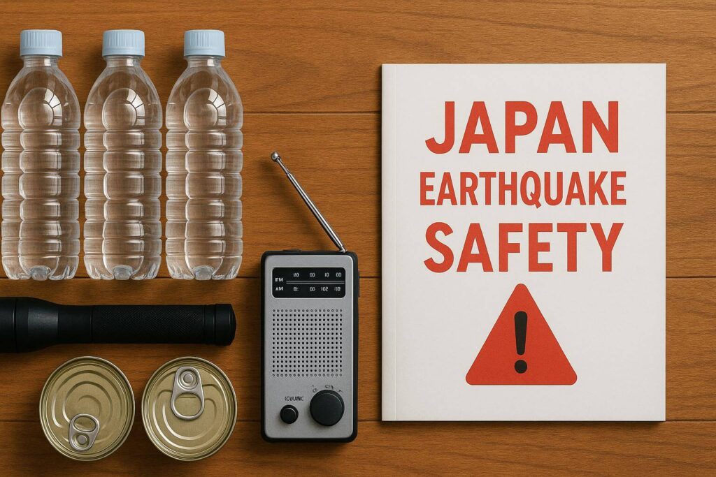 Essential earthquake emergency kit items for staying safe in Japan