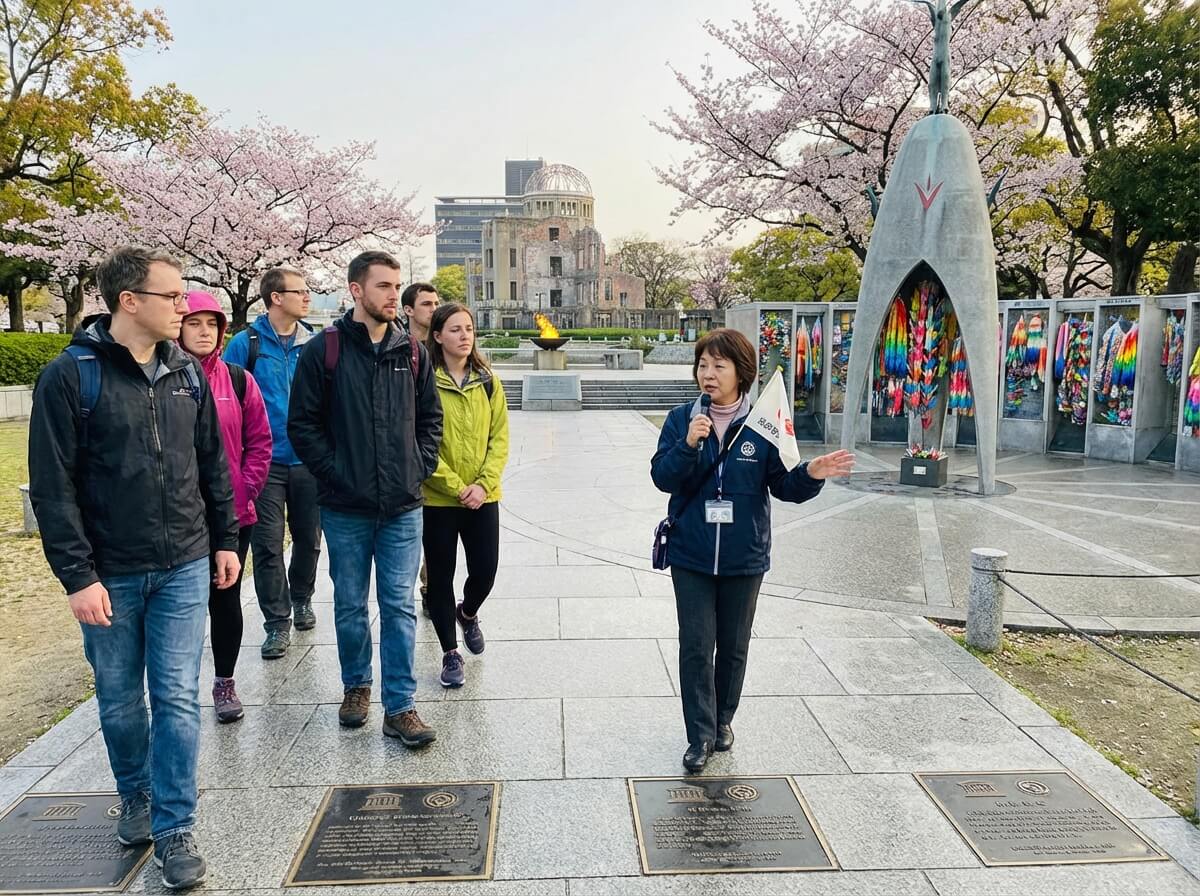 Hiroshima Peace Memorial Park and Atomic Bomb Dome