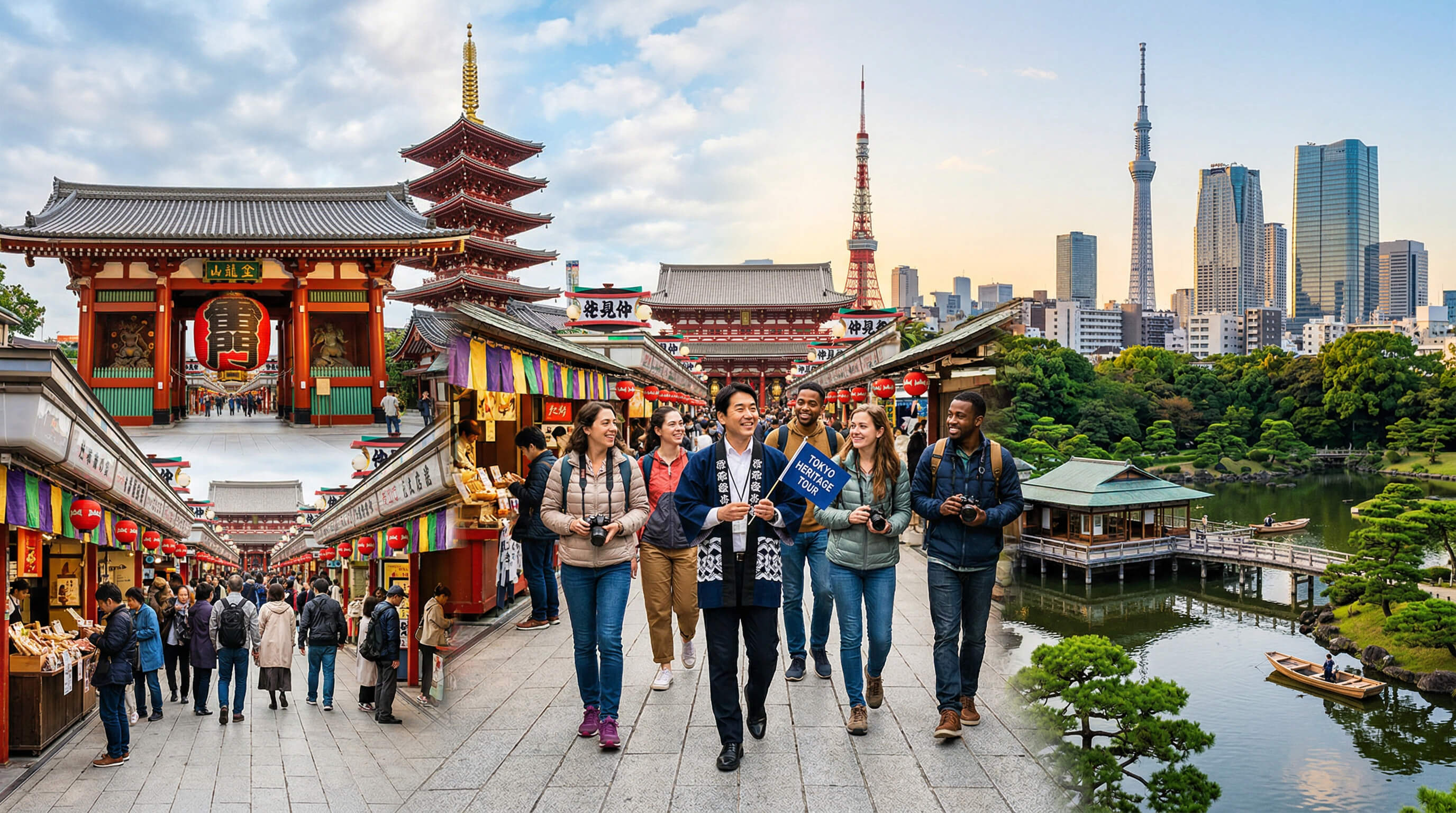 One day Tokyo and Edo culture tour image